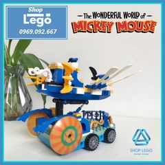 Xếp hình Xe bay có cánh của vịt Donald trong phim hoạt hình chuột Micky Lego Minifigures PRCK 69654