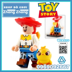 Xếp hình Toys Story Buzz Lightyear Woody Jessie Alien Bunny Bo Peep Gabby Duke Caboom Lego Minifigures Wm6060