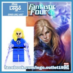 Xếp hình Invisible Woman ( Sue Storm) Fantastic 4 Lego Minifigures Xinh Xh037