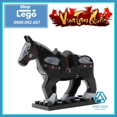 Xếp hình Chiến mã Ô Vân Đạp Tuyết của Trương Phi trong tam quốc Lego Minifigures Xinh XH1582