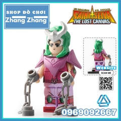 Xếp hình Athena - Pegasus - Cygnus Hyoga - Shiryu - Ikki trong Saint Seiya Lego Minifigures POGO PG8128