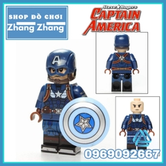 Xếp hình Captain America tuyển tập Siêu anh hùng mới nhất 2019 siêu đẹp siêu rẻ siêu hiếm Lego Minifigures Xinh X0236