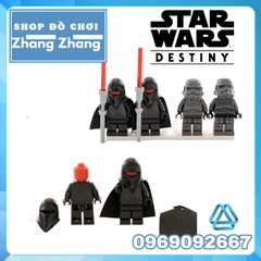 [119 hình] Xếp hình Star Wars phi thuyền vận chuyển Imperial Trooper Transport 4 lính Lego Minifigures K-002