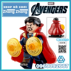 Xếp hình Avenger Thor Captain Marvel Ant man dr Strage  Wasp Scarnet Witch War Machine Iron Man Lego Minifigures Wm6063