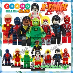 Mô hình nhân vật Forge Domino Omega Red Sunfire Radioactive Man Pyro Ripclaw Union Jack POGO PG8082