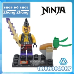 Xếp hình Ninjago Thunder Swordsman Jay Kai Lloyd Cole
Eyezor Zugu Chen Chop'rai Lego Minifigures SY272