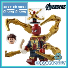 Xếp hình Avengers End Game Captain Marvel Spider-Man Pepper Thor Thanos America Rocket Racoon Lego Minifigures WM6061