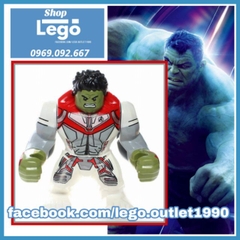 Xếp hình Hulk bigfigures du hành thời gian Quantum Suit Avengers Endgame Lego Minifigures Lele PRCK GD202