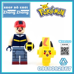 Xếp hình dành cho các bé tặng kèm bóng và pokemon theo mẫu Lego Minifigures SY620