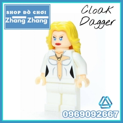 Xếp hình Cloak & Dagger Siêu anh hùng Marvel mới nhất 2020 Lego Minifigures Kopf KF572