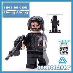 Xếp hình John Wick sát thủ chuyên nghiệp Lego Minifigures Koruit Wm830 Kopf KF1216