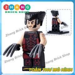 Xếp hình Marvel Spider-Man Wolverine Supergirl Captain America Human Torch Joker Zoom Daredevil Lego Minifigures SY678