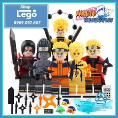 Xếp hình Hoshigaki Kisame - Senju Hashirama - Naruto Uzumaki mới nhất 2021 Lego Minifigures Kopf KDL806