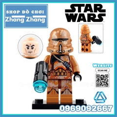 Đồ chơi xếp hình Star Wars binh đoàn Stormtrooper và Shadow Guard Minifigures POGO PG8287