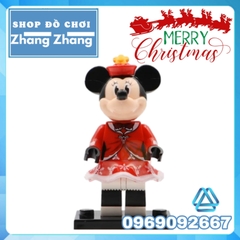 [FREESHIP MAX] Đồ chơi Xếp hình Giáng sinh Merry Christmas Mickey - Minnie - Angel - Stitch - Sonic - Santa Claus Minifigures WM6076 [Shop Đồ Chơi Zhang Zhang]