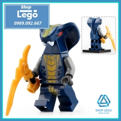 Xếp hình Ninjago đại chiến tộc Rắn và Lord Gamardo Lego Minifigures Lele A049 056