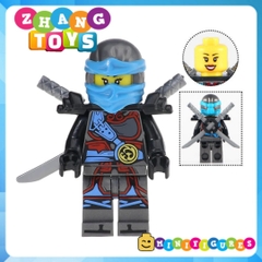 Xếp hình Ninjago Villains Samurai X , Krux, The Wei Snake , Vermin Lego Minifigures Xinh X0155