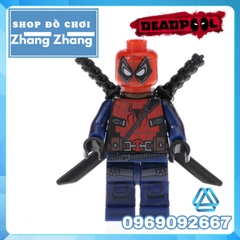 Xếp hình Spider-man Deadpool Batman Lego Minifigures POGO PG8146