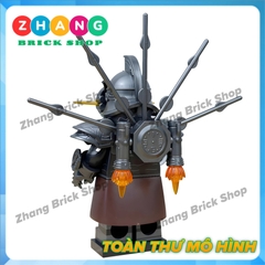 Đồ chơi mô hình nhân vật Skibidi Toilet Sinister Titan Clockman KDL852 K2332 Zhang Brick Shop