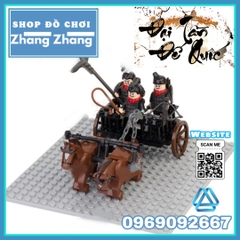 Xếp hình chiến sa xe ngựa đại quân Tần thủy hoàng của đế chế Đại Tần Lego Minifigures Koruit XP601