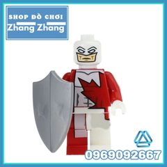 Xếp hình Vindicator - Captain Canuck - Yondu  - Melter - Prowler - Luke Cage - Hellboy Lego Minifigures Kopf KF6029