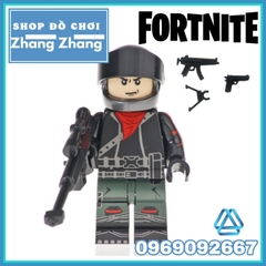 Xếp hình Fortnite Sky Fox - Vanguard - Burnout - Sledgehammer - White Suit Lego Minifigures Kopf KF6058