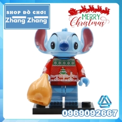 [FREESHIP MAX] Đồ chơi Xếp hình Giáng sinh Merry Christmas Mickey - Minnie - Angel - Stitch - Sonic - Santa Claus Minifigures WM6076 [Shop Đồ Chơi Zhang Zhang]