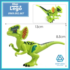 [12-13cm] Xếp hình Mô hình khủng long Dinosaur Công viên kỷ Jura Jurassic Park Lego Minifigures Xinh X0243