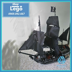 [858 hình] Xếp hình tàu Black Pearl Ship trong Cướp biển Caribbean Pirates of the Caribbean Lego Minifigures KK19001