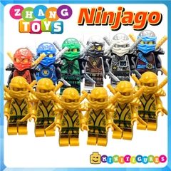 Đồ chơi xếp hình Ninjago Kai Nya Jay Cole Zane Lloyd tặng kèm Golder Ninja Minifigures KSZ716