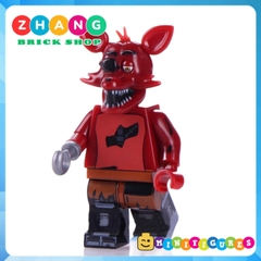 Xếp hình Chica - Bonnie - Foxy Spintraft - Freddy trong Five Night at Freddy Lego Minifigures WM6074