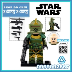 Đồ chơi xếp hình Star Wars gồm Ahsoka's Clone Trooper Minifigures Xinh X0303