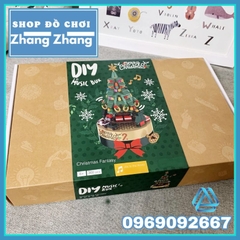 Đồ chơi xếp hình mô hình Cây thông giáng sinh phát nhạc Noel Merry Christmas Minifigures Kaki JK1302