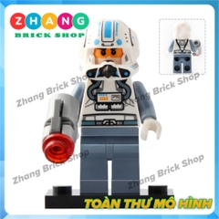 Xếp hình Rey - Luke Skywalker - Sabine - Ahsoka Tano - Kit Fisto - Jag - Snowtrooper Lego Minifigures Lele C023 030