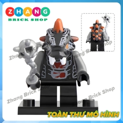 Xếp hình Ninjago Tộc rắn Chop rai Skales Acidicus Pythor Skalidor Bytar Rattla Fangdam Lego Minifigures Lele A025 032