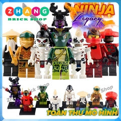 Xếp hình Ninjago đại chiến tộc rắn và bạch cốt tinh tộc Lego Minifigures LELE A098 105