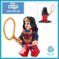 Xếp hình Wonder Woman Blue Beetle Giganta Green Goblin Citizen Steel Talia Al Ghul Venom Lego Minifigures Xinh X0170