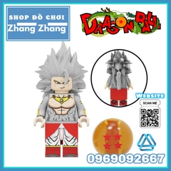 Xếp hình Broly Torankusu Gogeta Goku tuyển tập 7 viên ngọc rồng Dragon Ball Lego Minifigures Kopf KF6098