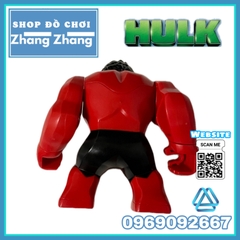 Xếp hình Hulk Bigfigures Siêu anh hùng Marvel Avengers Endgame Lego Minifigures Decool 0145