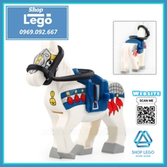 Xếp hình chiến mã ngựa của Chu Du trong Tam quốc Diễn Nghĩa Lego Minifigures DW001 006