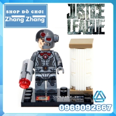 Xếp hình Dawn of Justice League - Tornado - wonder Woman - Green Lantern - Cyborg - Superman Lego Minifigures Sy Sy289