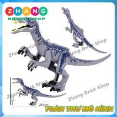 [28cm] Xếp hình Heavy Claw Dragon Công viên khủng long Jura Jurassic park Lego Minifigures MG1052 KF821