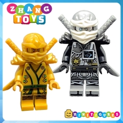 Đồ chơi xếp hình Ninjago Kai Nya Jay Cole Zane Lloyd tặng kèm Golder Ninja Minifigures KSZ716