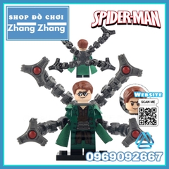 Đồ chơi xếp hình Người nhện Spider Man Doctor Octopus Electro Green Goblin Sandman Minifigures Xinh X0328