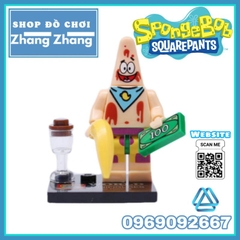 Đồ chơi xếp hình Bọt biển tinh nghịch Spongebob Squarepants Minifigures Shenyang Lebq 1571