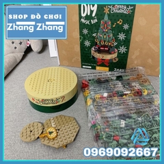 Đồ chơi xếp hình mô hình Cây thông giáng sinh phát nhạc Noel Merry Christmas Minifigures Kaki JK1302