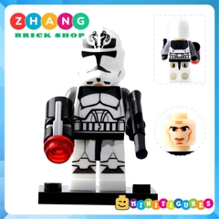 Xếp hình Star Wars Clone Trooper và Clone Commander Lego Minifigures Xinh X0162