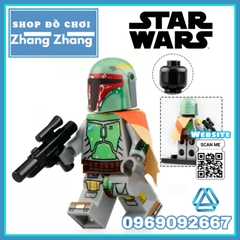Xếp hình Star Wars Rey
 - Boba Fett
 - Ben Kenobi 
 - Jango Fett
 - Mandalorian Warrior Lego Minifigures G G0102