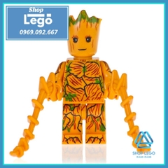 Xếp hình Groot Avengers War Machine Thor Thanos Endgame Captain America Hulk Dr.Strange Lego Minifigures Pogo PG8226