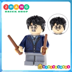Xếp hình gồm Ron Weasley - Susan Bones - Harry Potter - Hermione Granger- Hagrid Lego Minifigures POGO PG8161